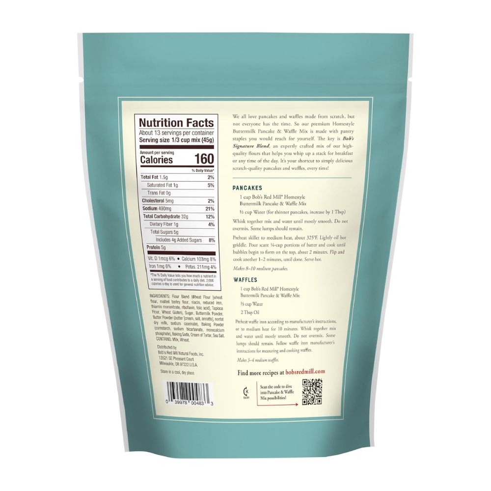 Bob's Red Mill Just Add Water Buttermilk Pancake Mix 567g