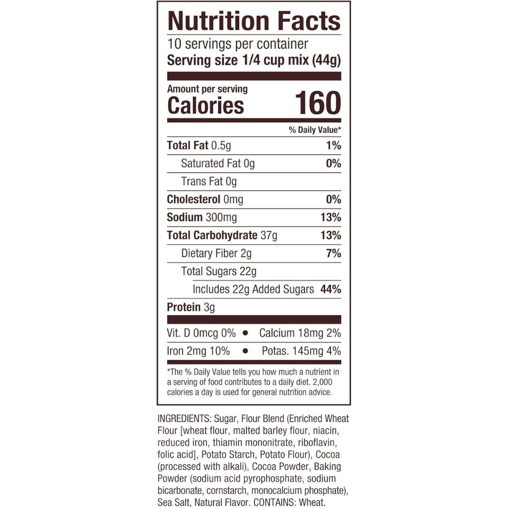 Bob's Red Mill Chocolate Cake Baking Mix 440g