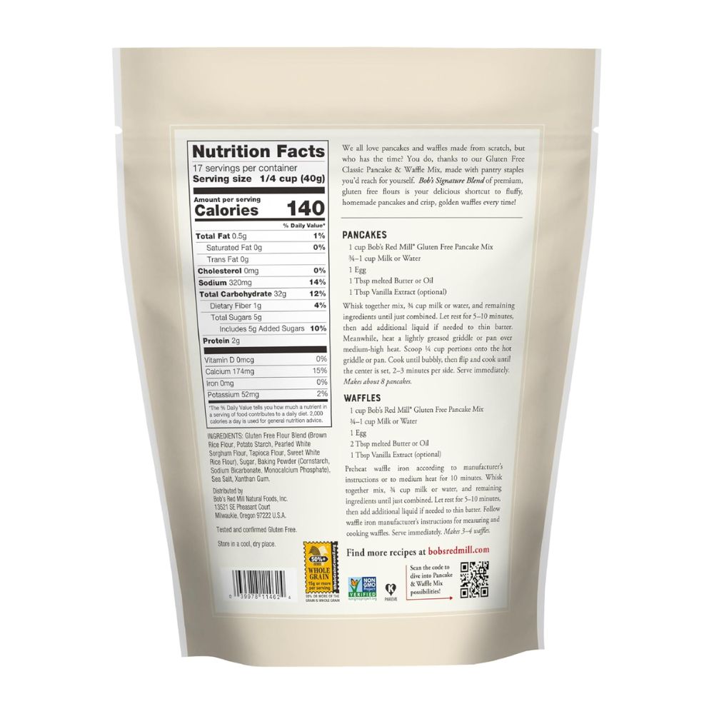Bob's Red Mill Gluten Free Pancake Mix 680g