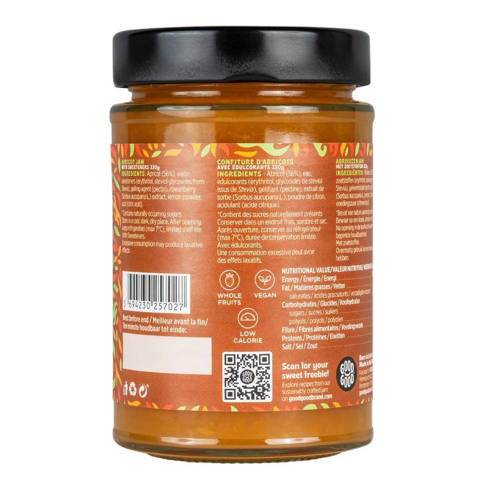 Good Good Apricot Jam 330g