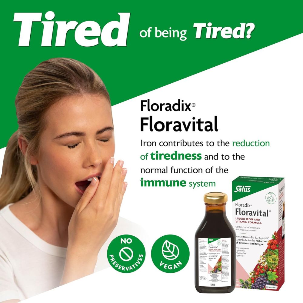 Floradix Floravital Liquid Iron Formula