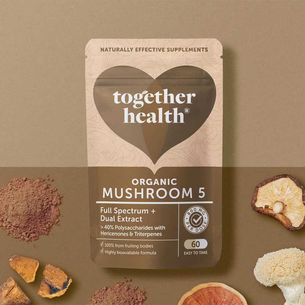 Together Health Organic Mushroom 5 60 Capsules