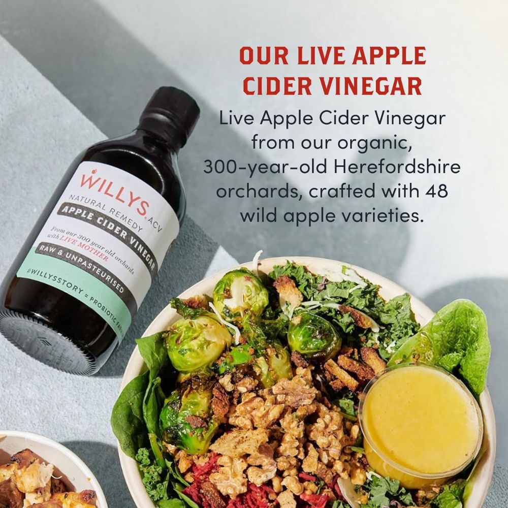 Willy's Organic Original Apple Cider Vinegar 1 Litre