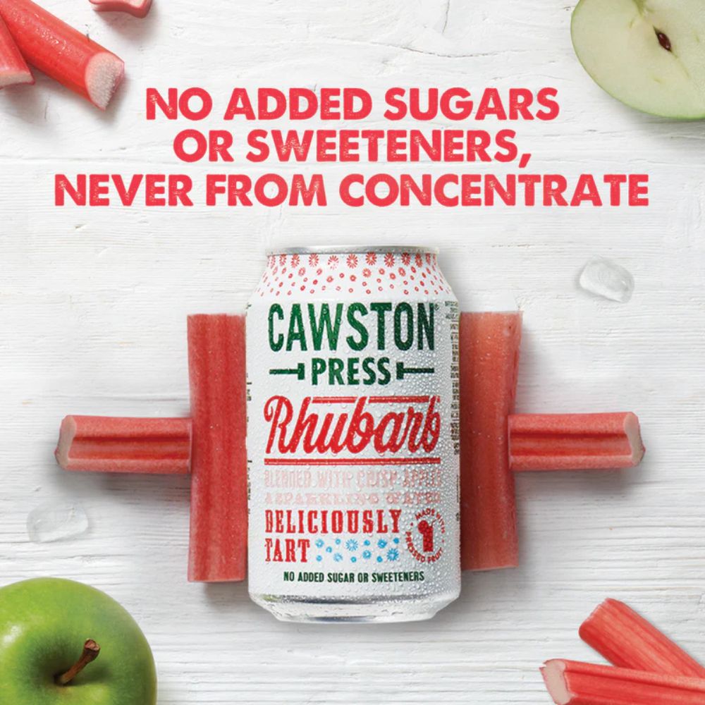 Cawston Press Sparkling Rhubarb 24 x 330ml