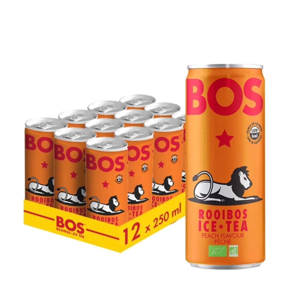 BOS Ice Tea Peach 12 x 250ml