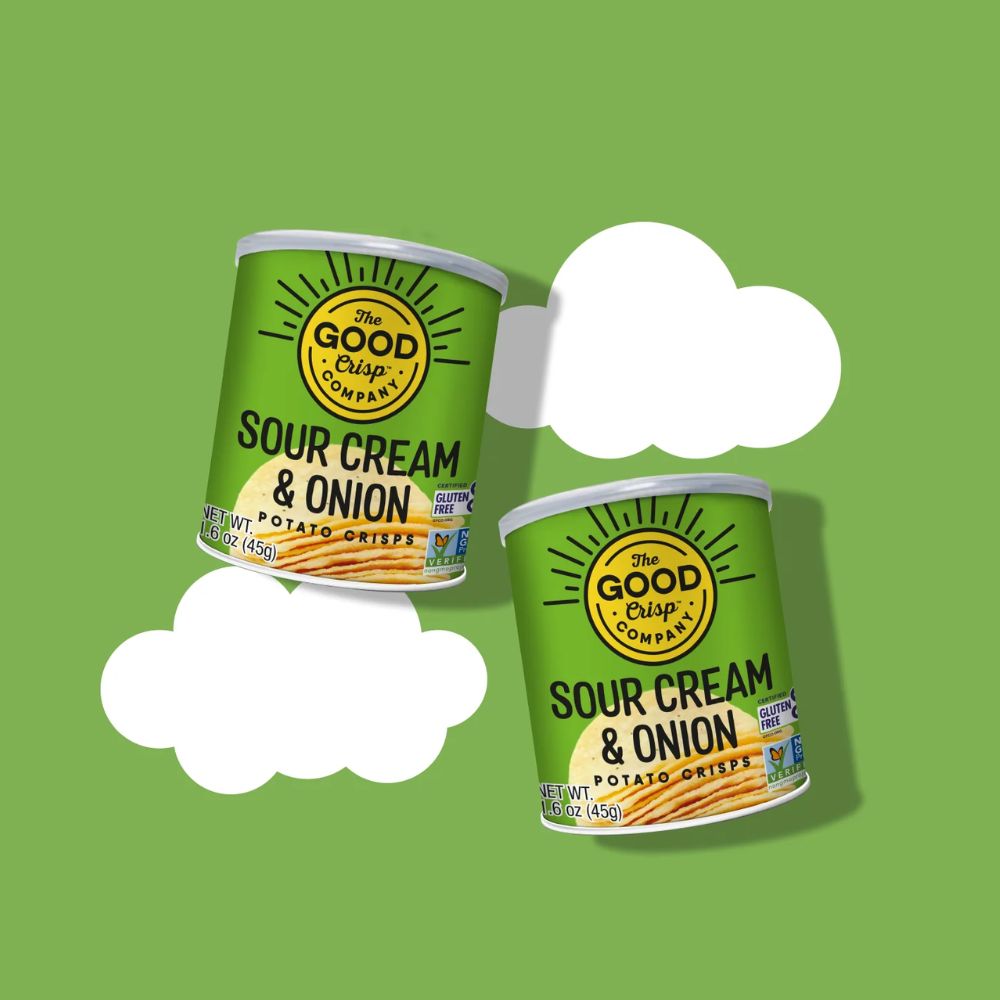 The Good Crisp Company Sour Cream & Onion 12 x 45g