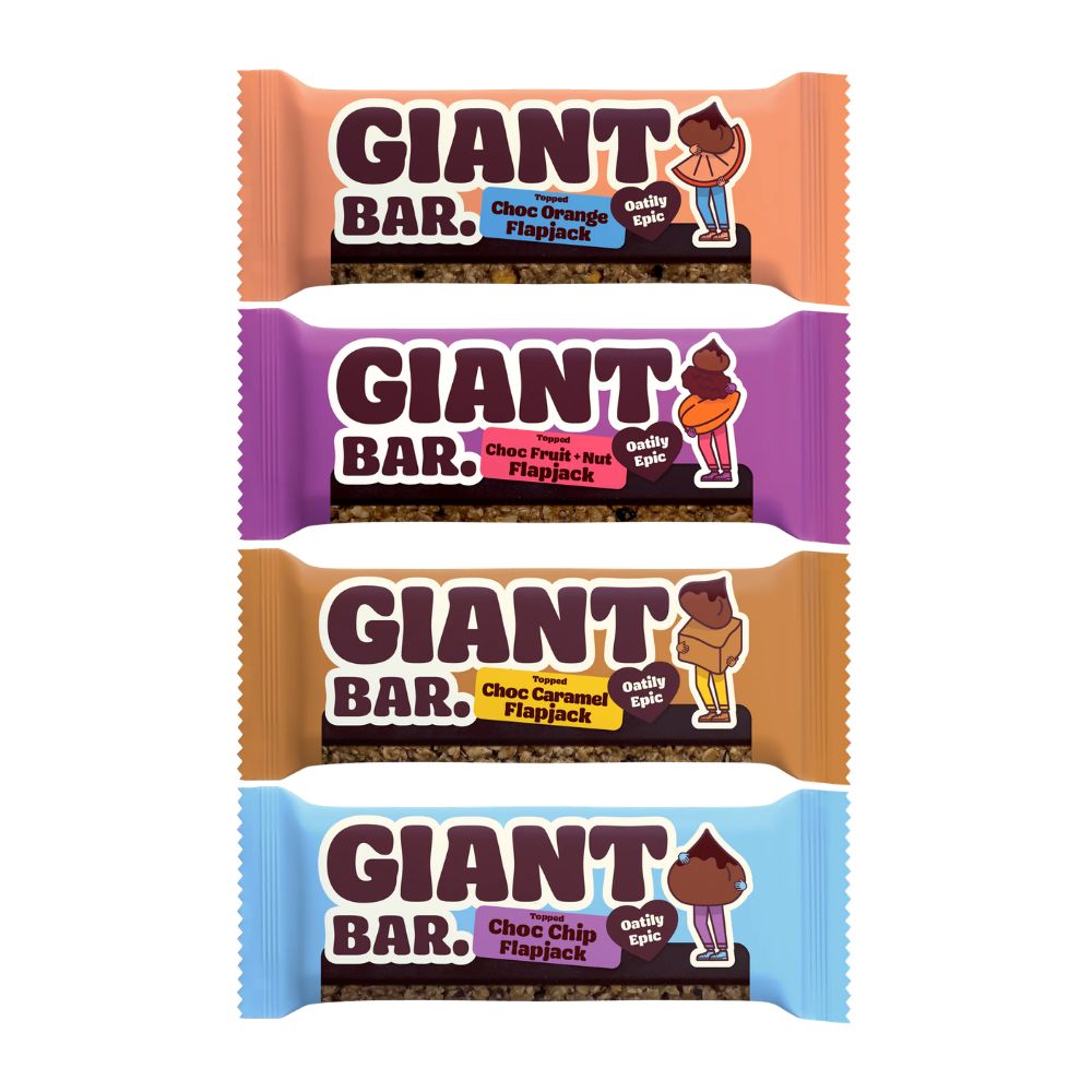 Ma Baker Giant Bar Flapjack Mixed Chocolate Oat Bars 20 x 100g