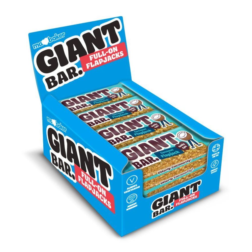 Ma Baker Giant Bar Coconut Flapjack 20 x 90g