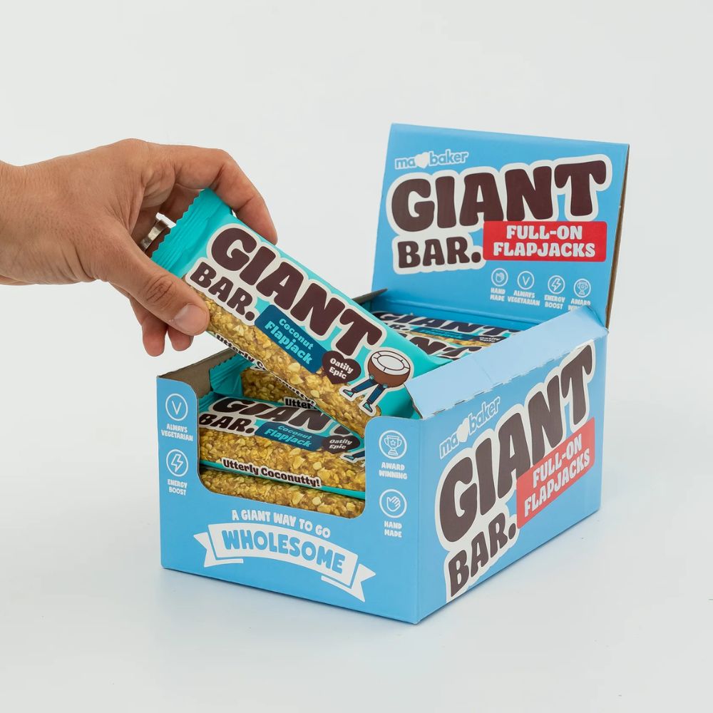 Ma Baker Giant Bar Coconut Flapjack 20 x 90g