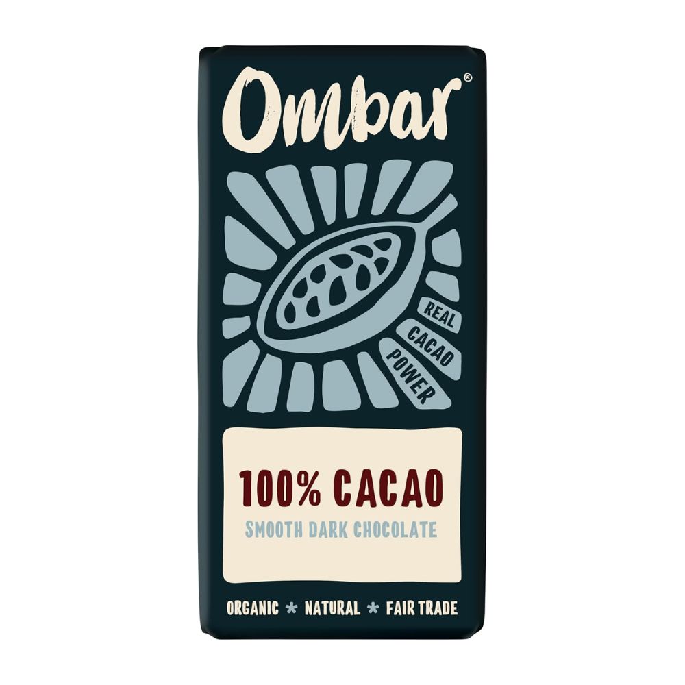 Ombar 100% Cacao Chocolate Bars 10 x 35g