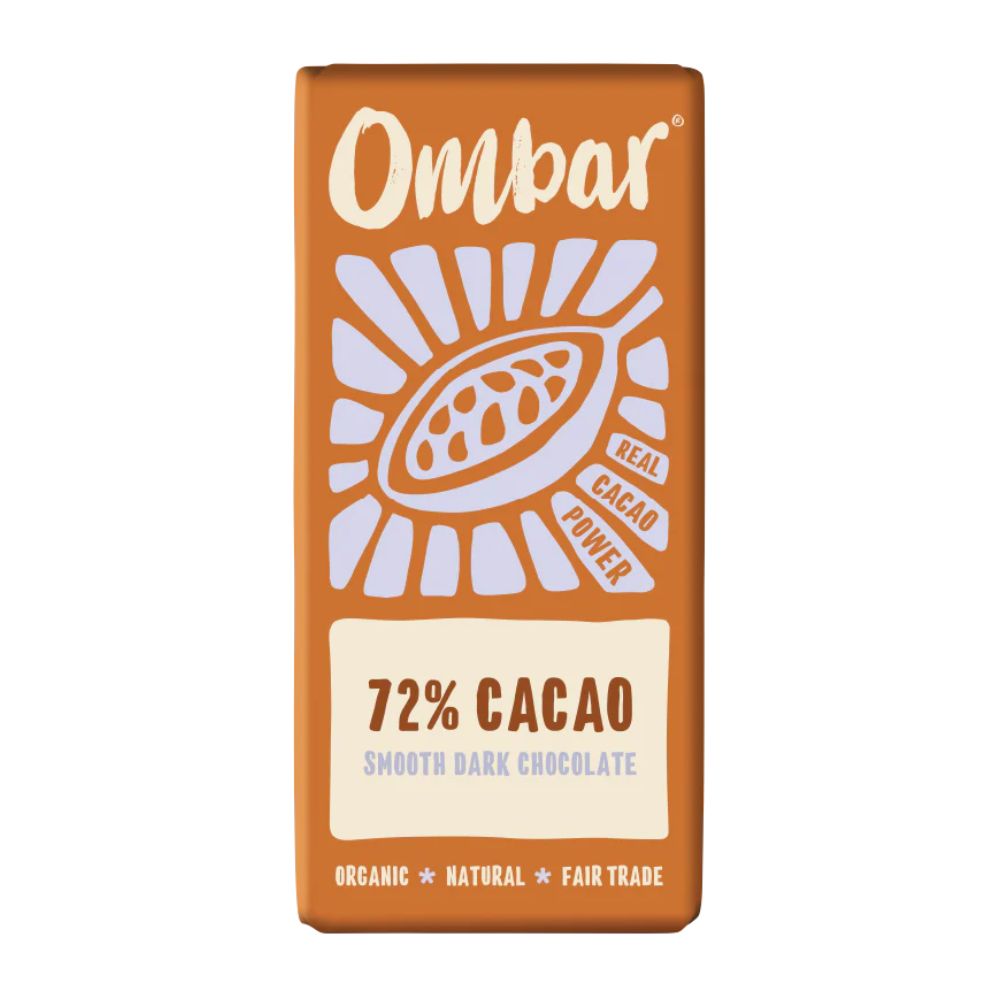 Ombar 72% Cacao Chocolate Bars 10 x 70g