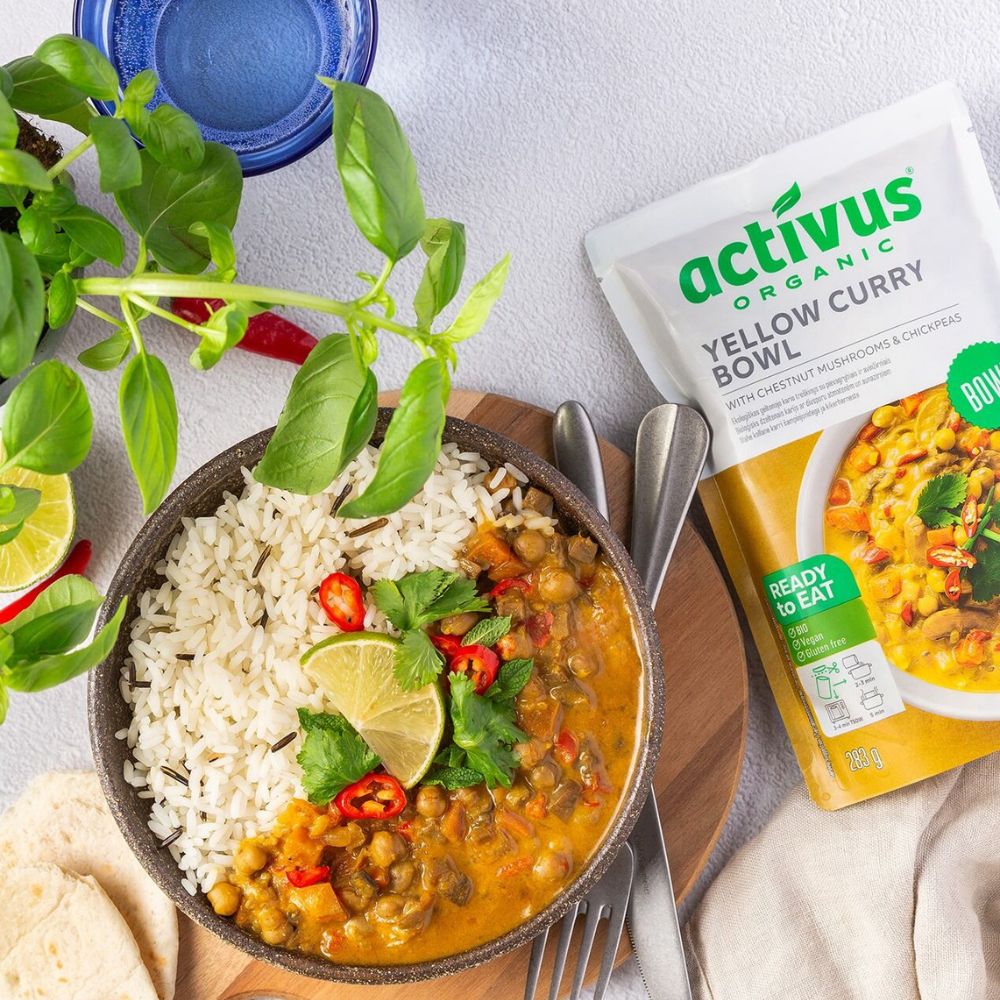 Activus Yellow Curry Bowl 9 x 283g