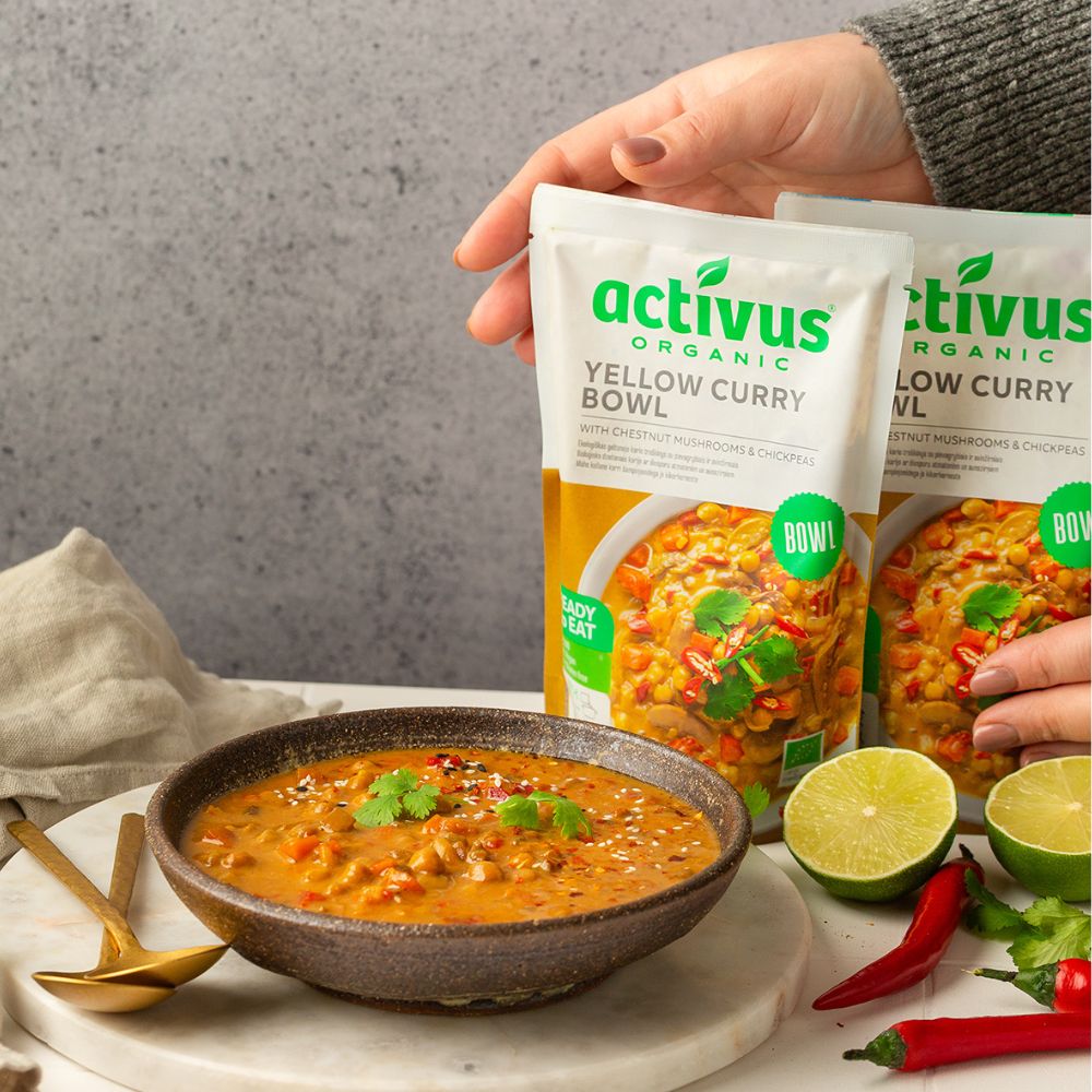 Activus Yellow Curry Bowl 9 x 283g