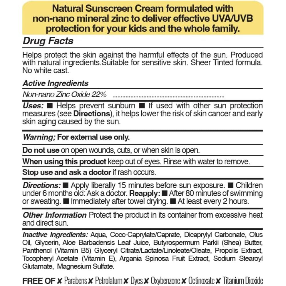 Bee & You Mineral Sunscreen For Kids SPF 50 80ml