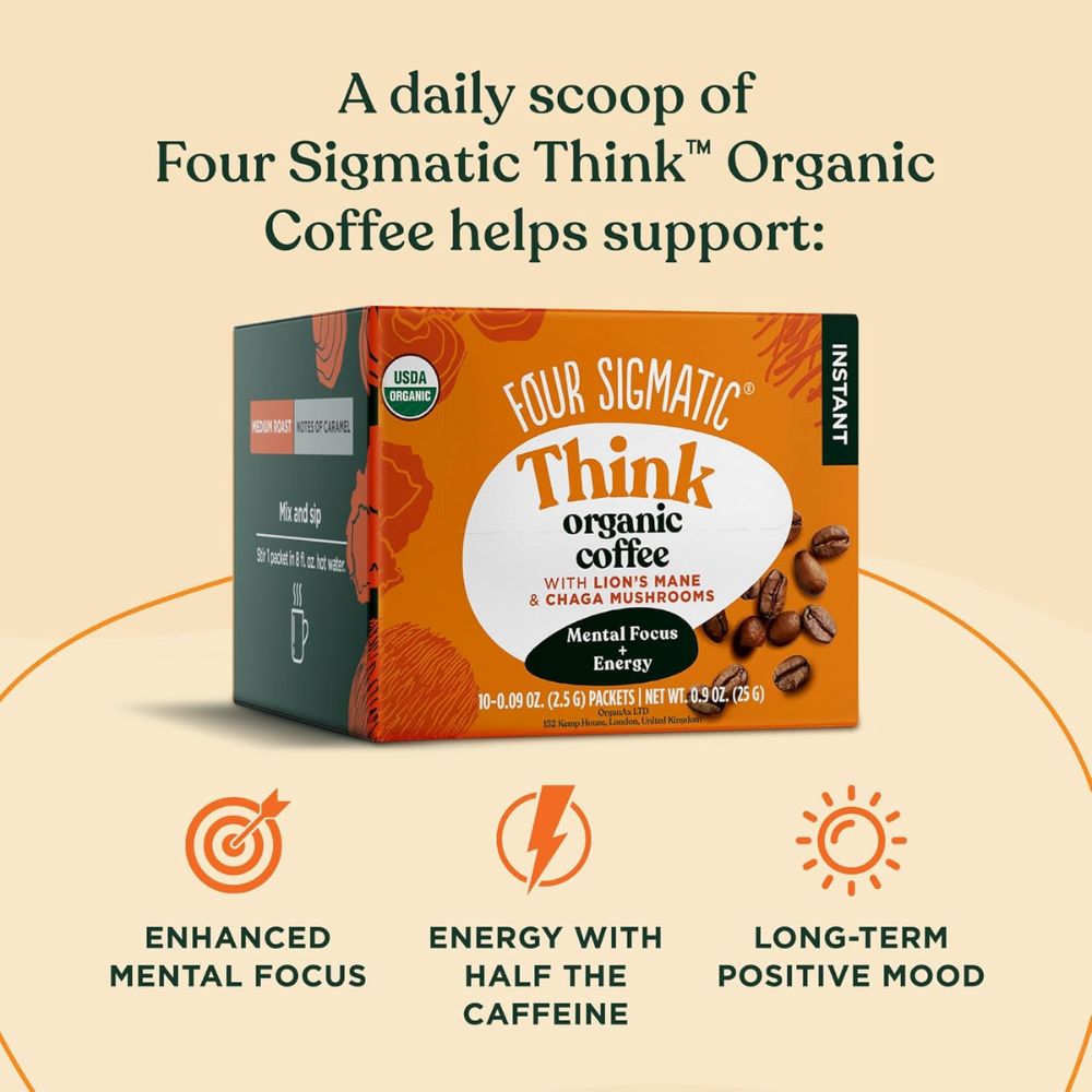 Four Sigmatic Organic Think Instant Coffee 25g