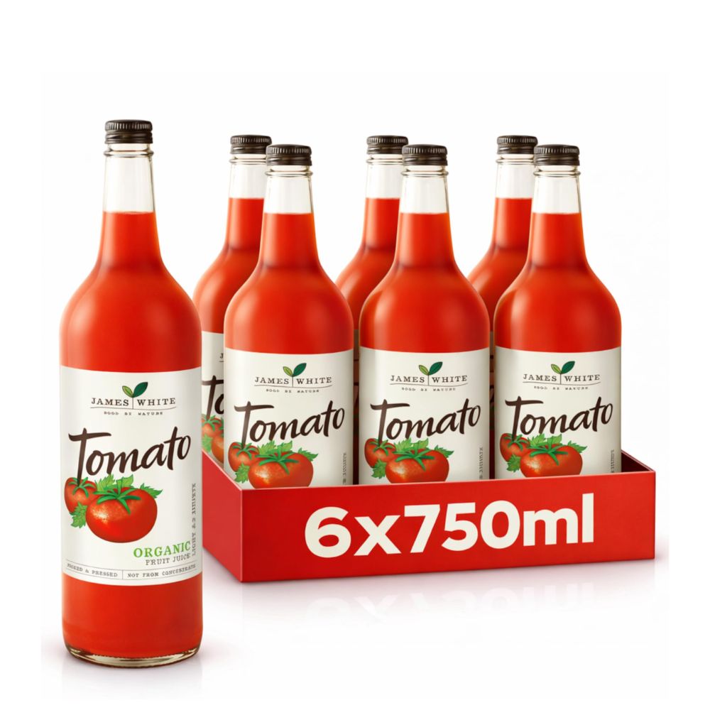 James White Organic Tomato Juice 6 x 750ml