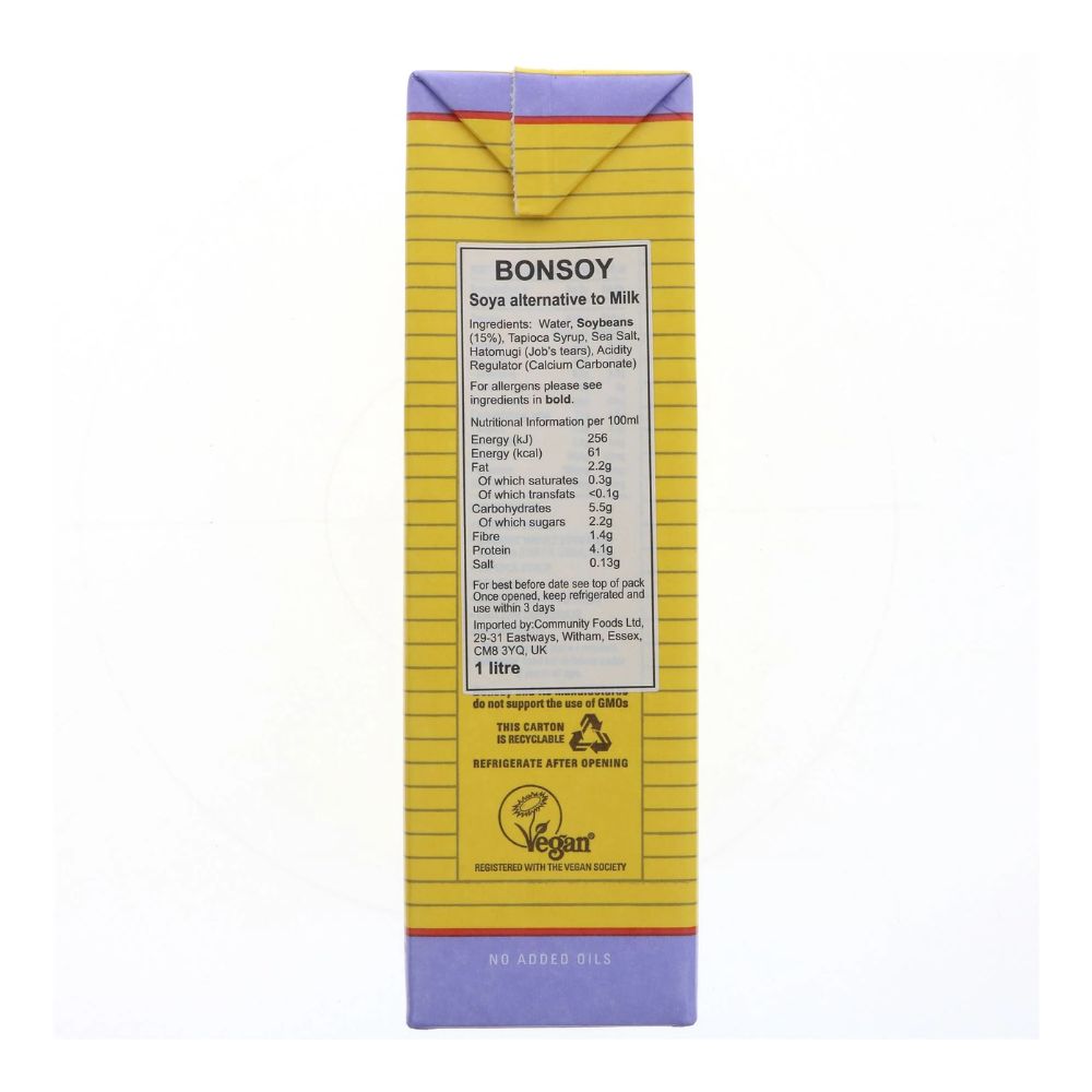 Bonsoy Soya Milk 1 Litre