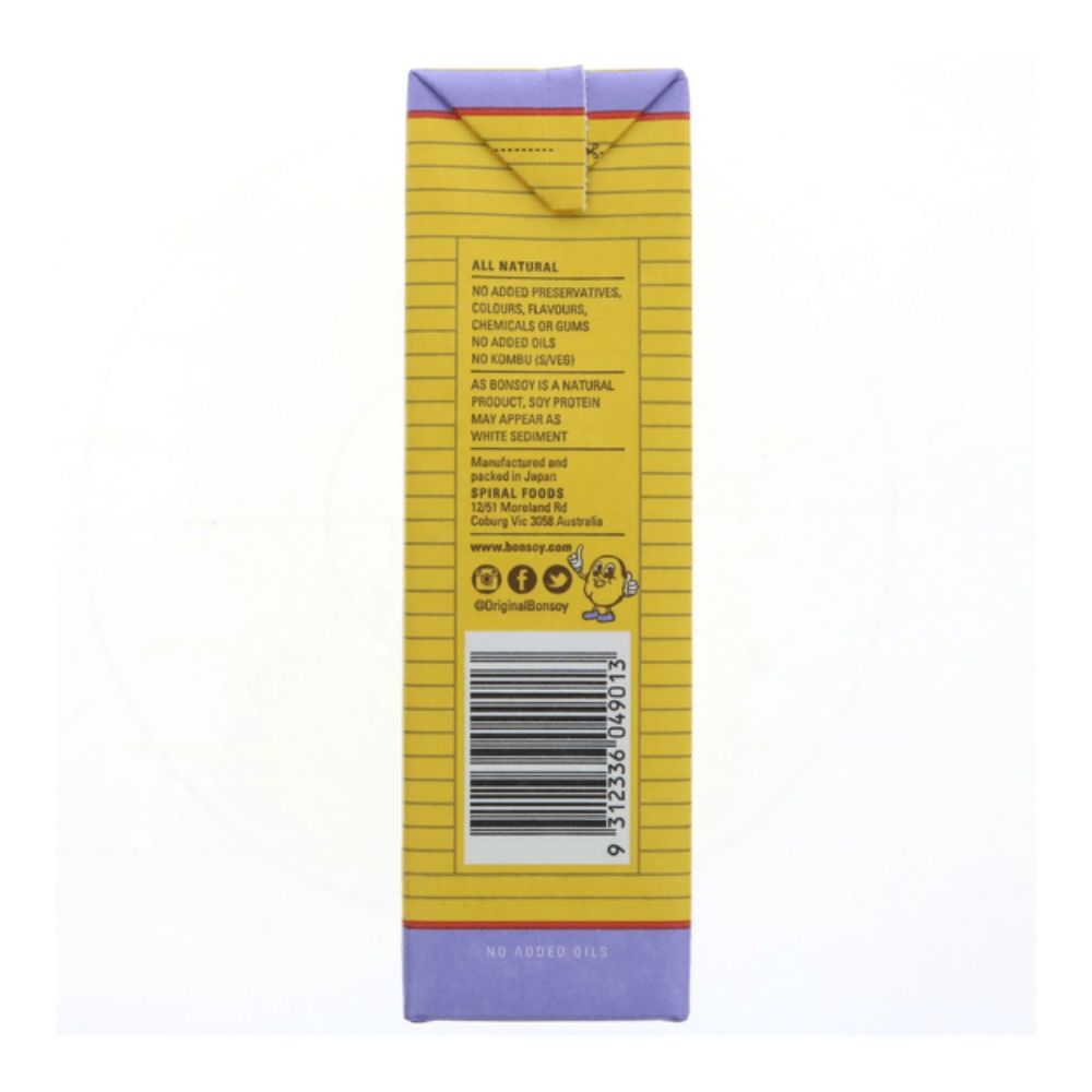 Bonsoy Soya Milk 1 Litre