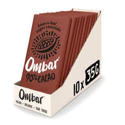 Ombar 90% Cacao Dark Chocolate Bars 10 x 35g
