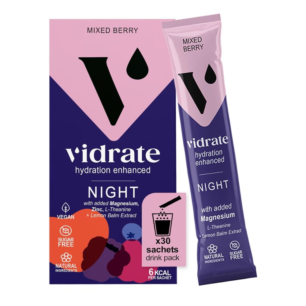 ViDrate Night Time Mixed Berry Hydration Powder Sachets 30 x 3g