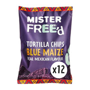 Mister Free'd Tortilla Chips with Blue Maize 12 x 135g