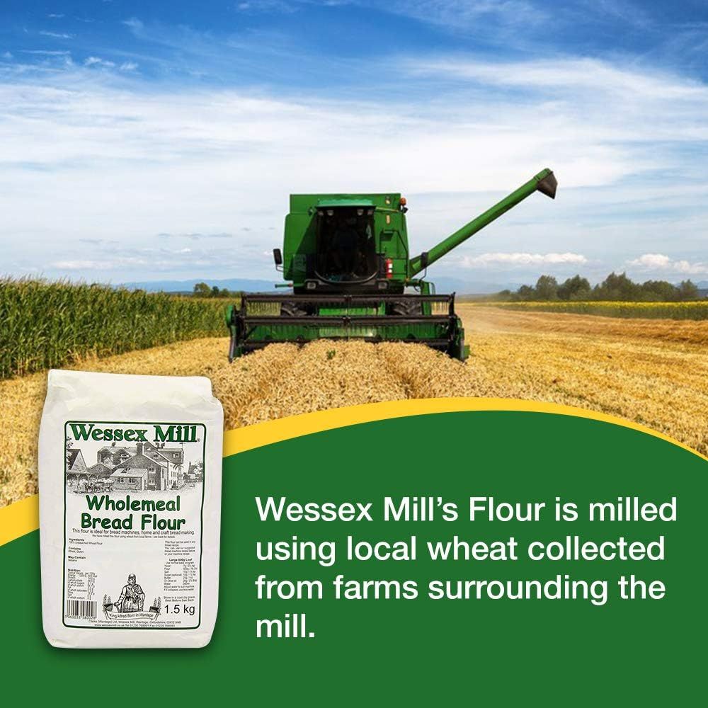 Wessex Mill Wholemeal Bread Flour 5 x 1.5 Kg