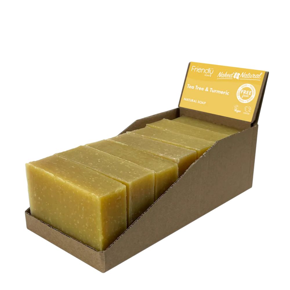 Friendly Soap Tea Tree & Turmeric Soap 6 x 95g