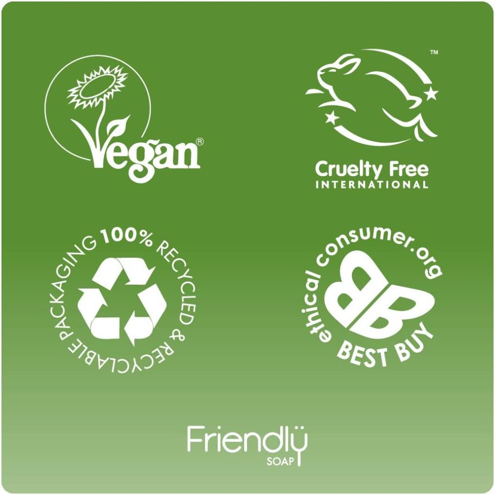 Friendly Soap Fragrance Free Aloe Vera Soap 6 x 95g