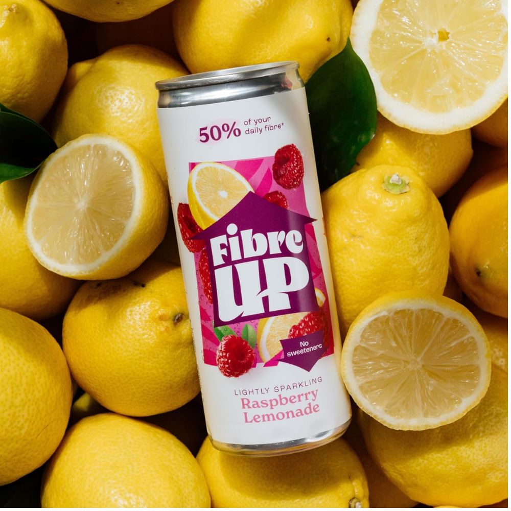 Fibre UP Raspberry Lemonade Soft Drink 12 x 250ml