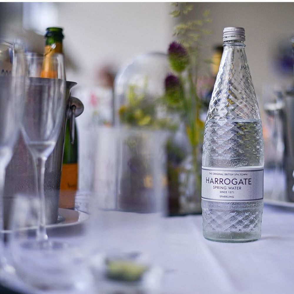 Harrogate Water Sparkling Glass Bottle 12 x 750ml