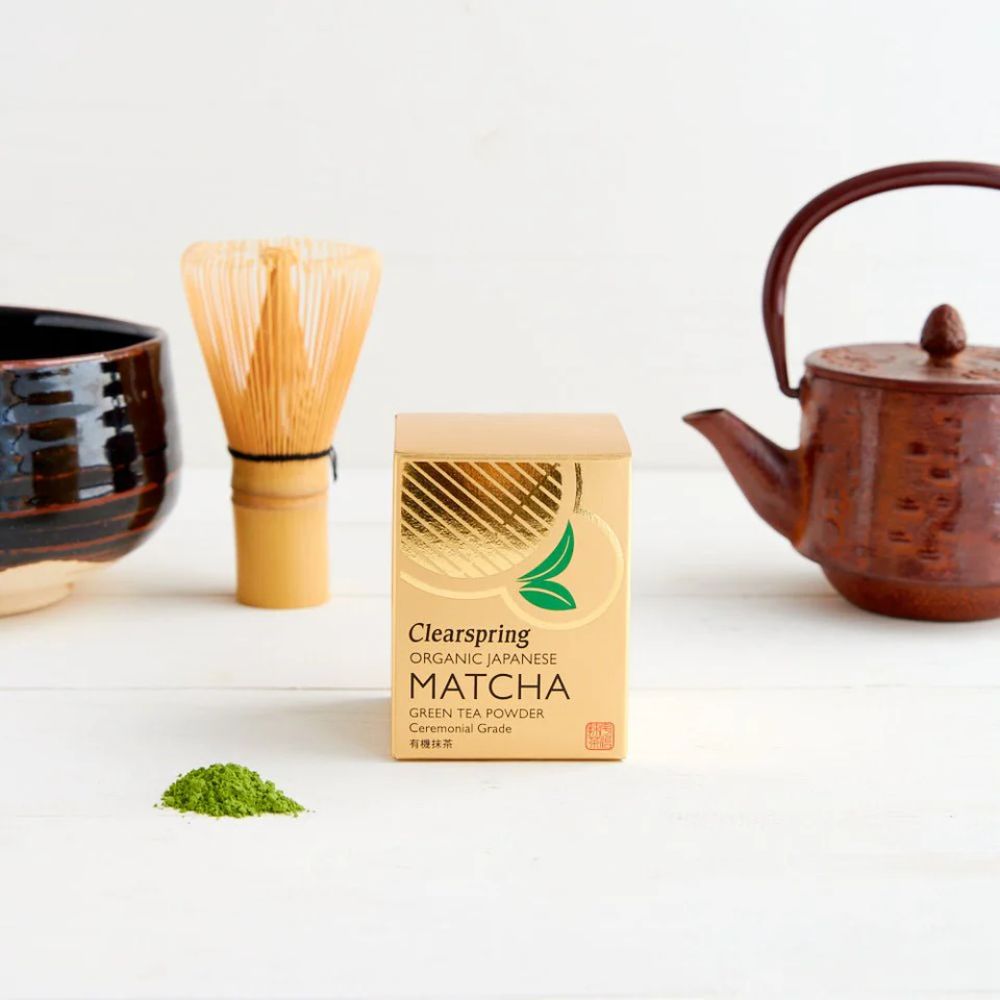 Clearspring Organic Japanese Matcha Green Tea Powder Ceremonial Grade 30g