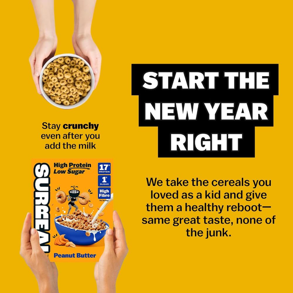 Surreal Peanut Butter High Protein Cereal 240g
