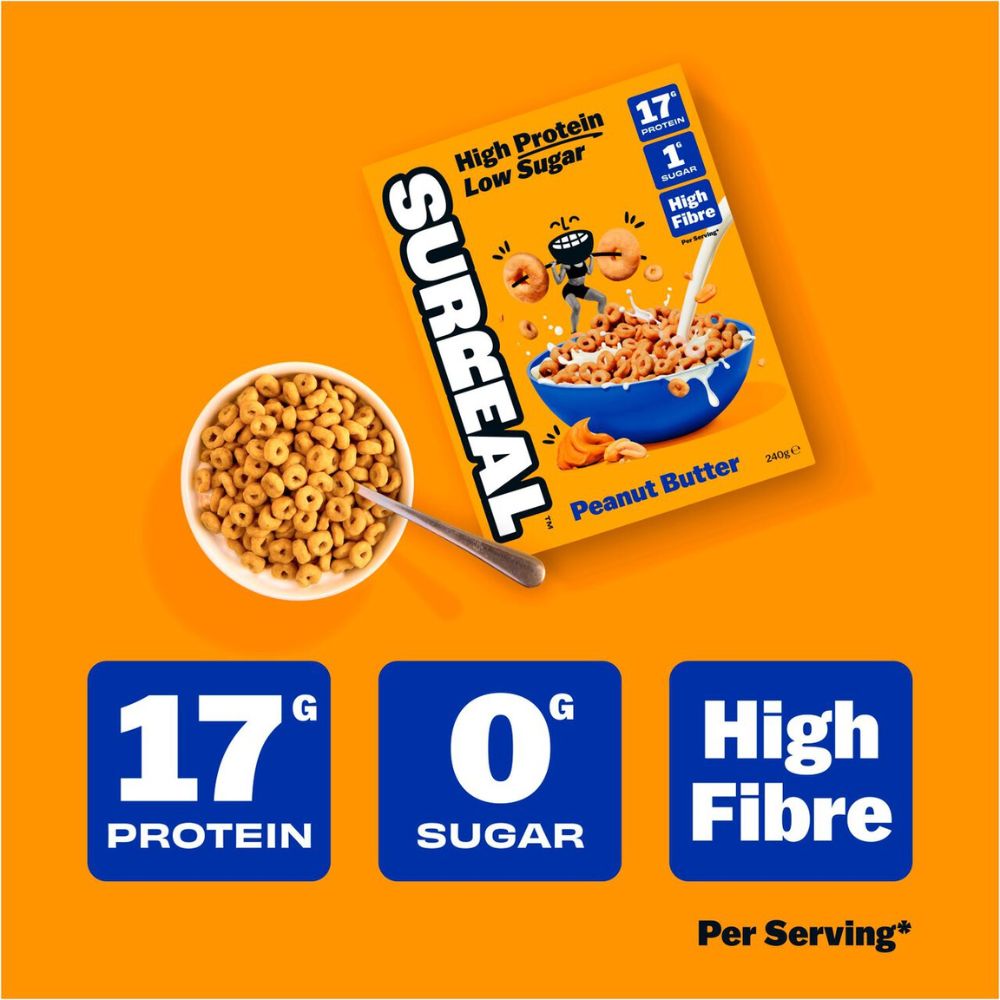 Surreal Peanut Butter High Protein Cereal 240g