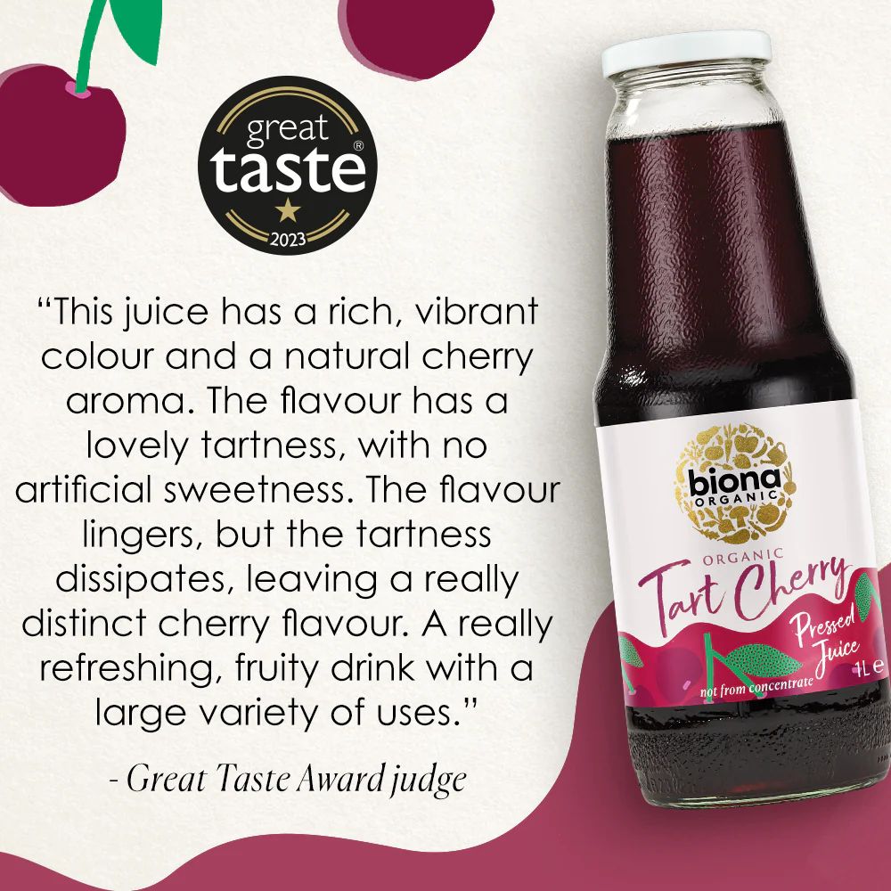 Biona Organic Tart Cherry Juice 1 Litre