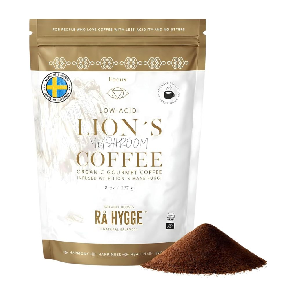 Rå Hygge Lion's Mane Coffee Filter Ground 227g