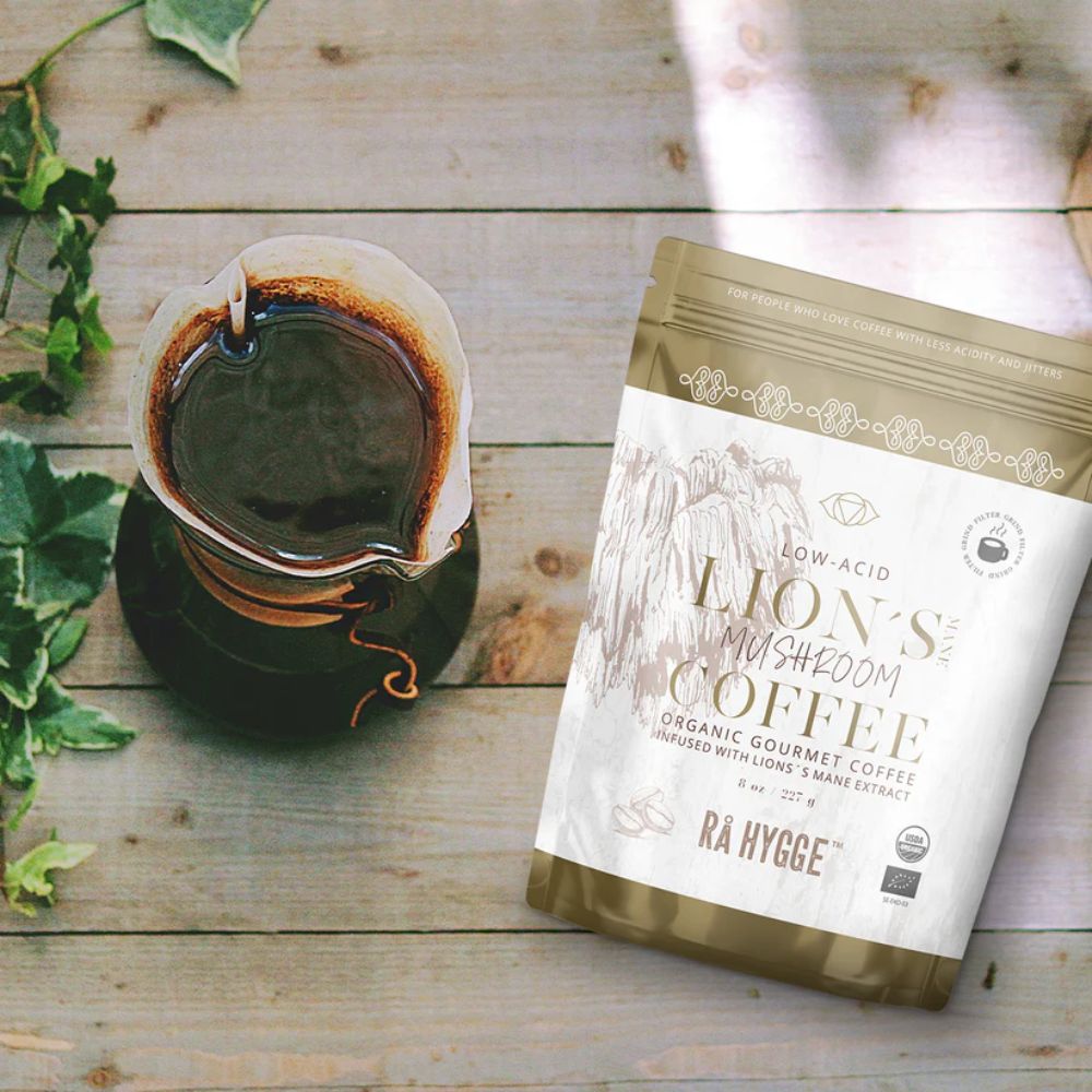 Rå Hygge Lion's Mane Coffee Filter Ground 227g