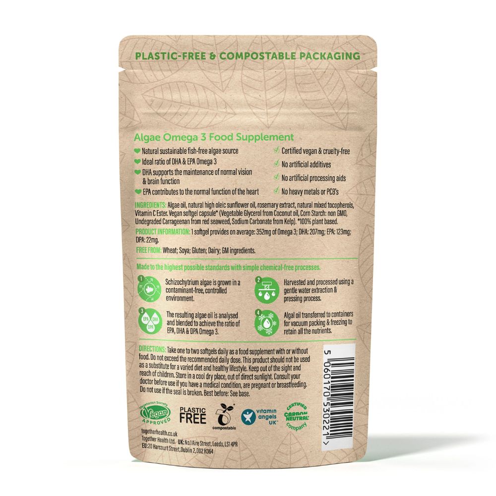 Together Health Algae Omega-3 30 Capsules