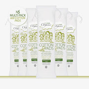 Simply Gentle Organic Cotton Pads 100 Pieces x 6