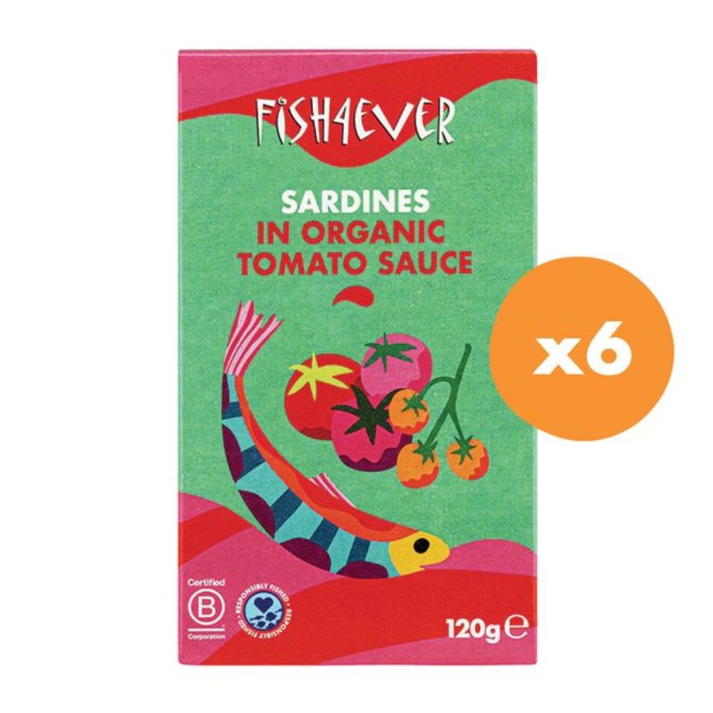 Fish4ever Sardines in Tomato Sauce 120g x6