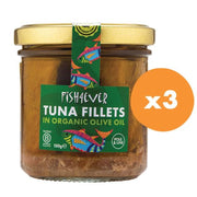 Fish4ever Azores Tuna Fillets in Organic Olive Oil 150g x3