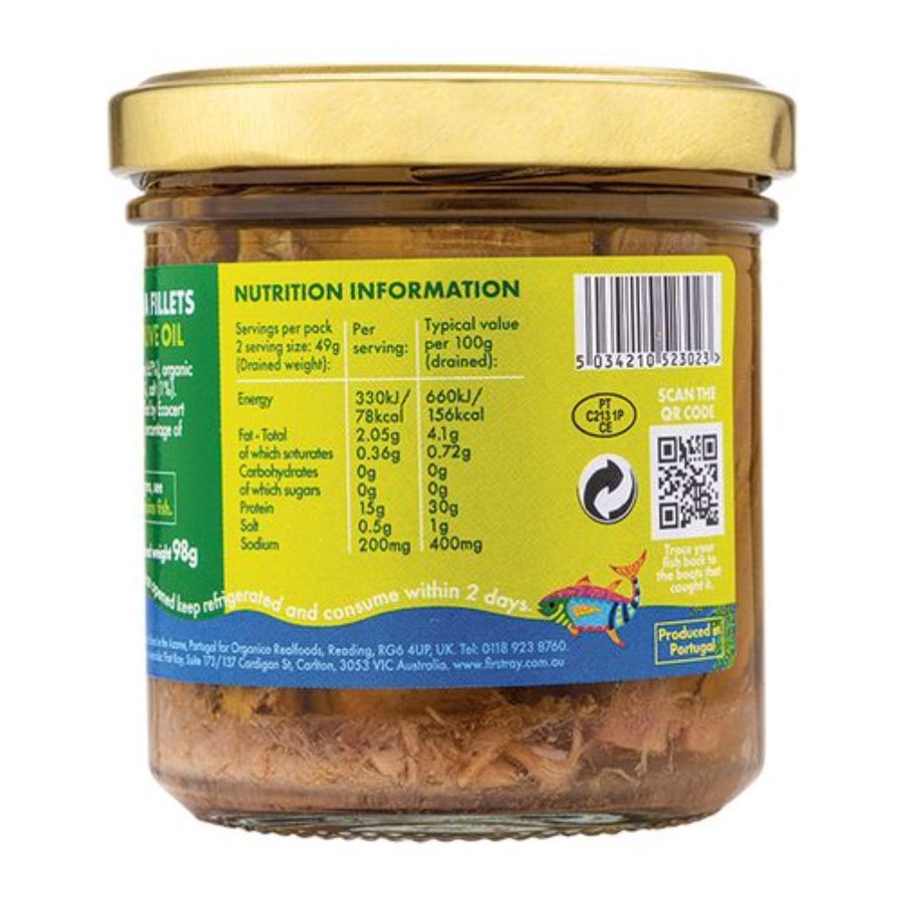 Fish4ever Azores Tuna Fillets in Organic Olive Oil 150g x6