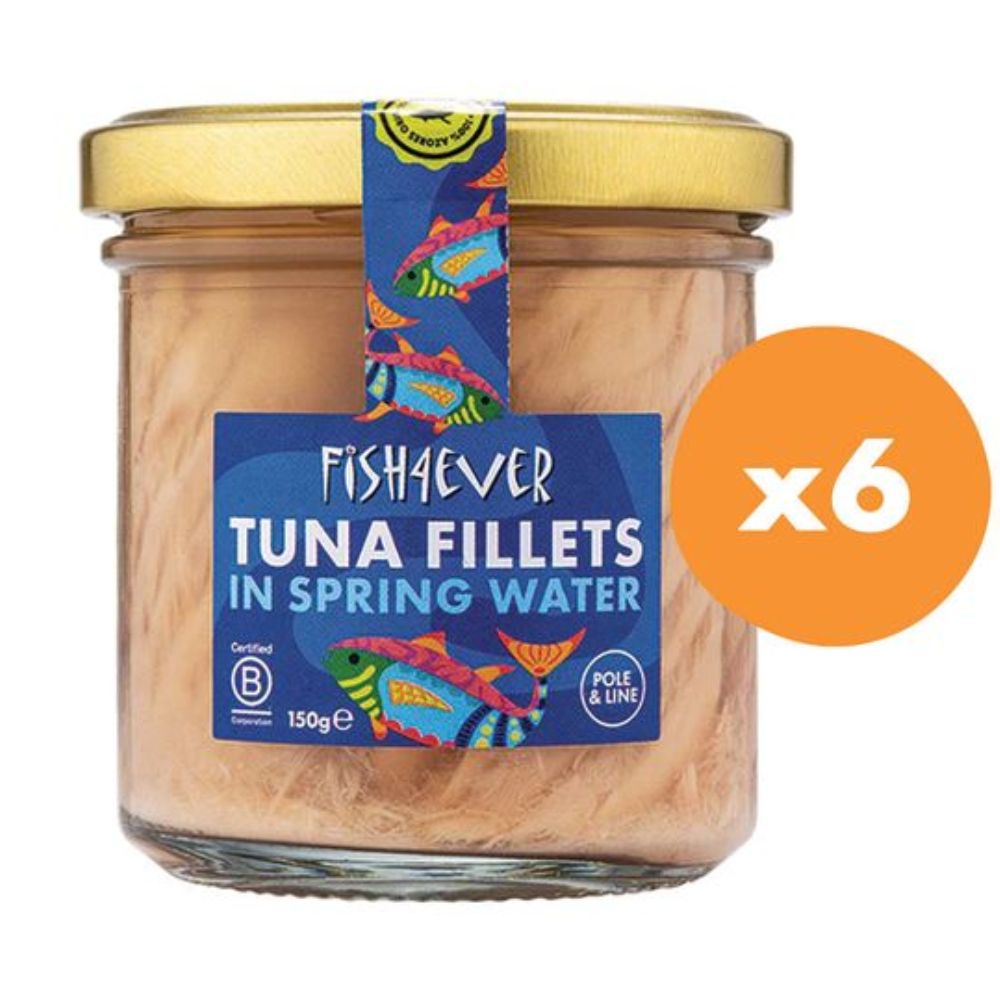 Fish4ever Azores Tuna Fillets in Spring Water 150g x6