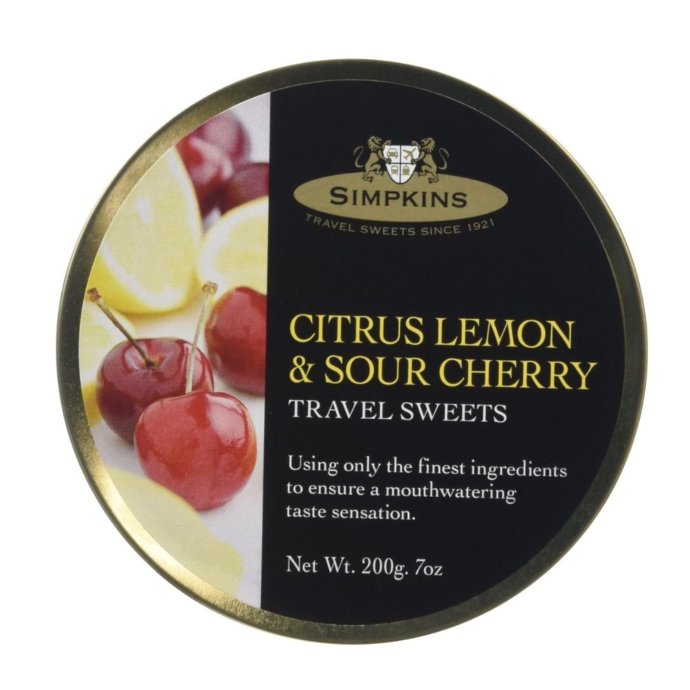 Simpkins Citrus Lemon & Sour Cherry Drops 6 x 200g