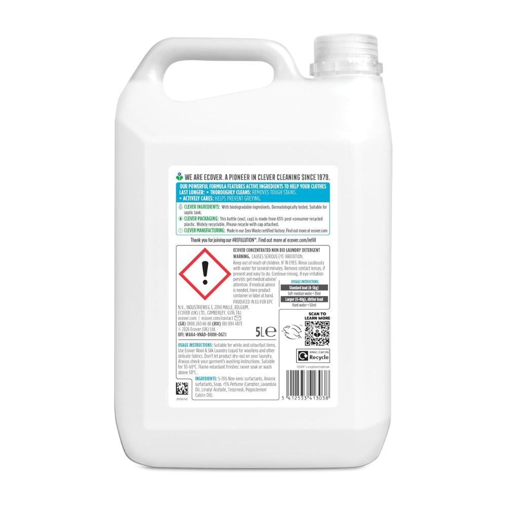 Ecover Non-Bio Concentrate Laundry Liquid Lavender & Sandalwood 5 Litres