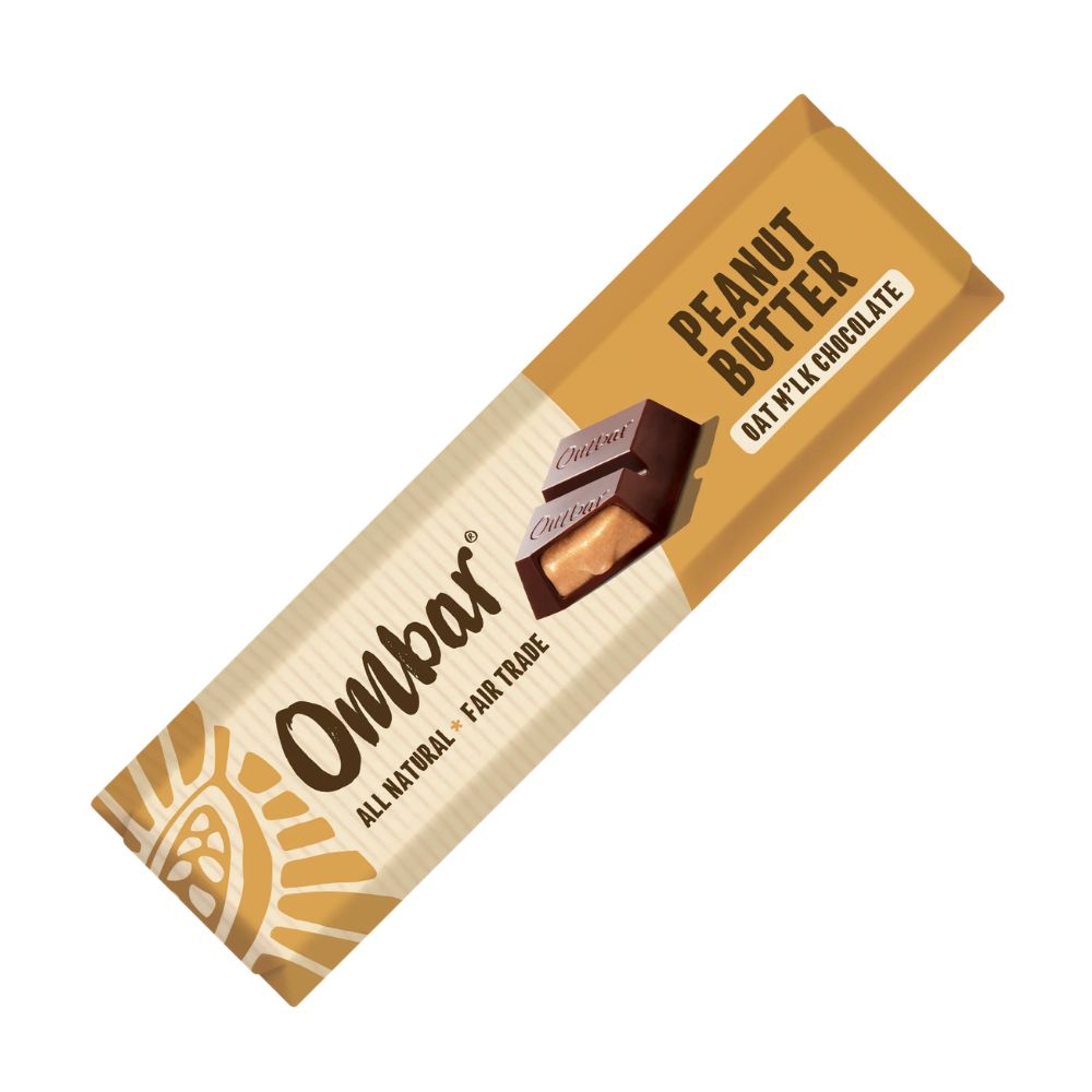 Ombar Peanut Butter Oat M'lk Choc Bar 15x42g