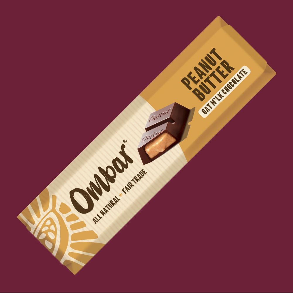 Ombar Peanut Butter Oat M'lk Choc Bar 15x42g