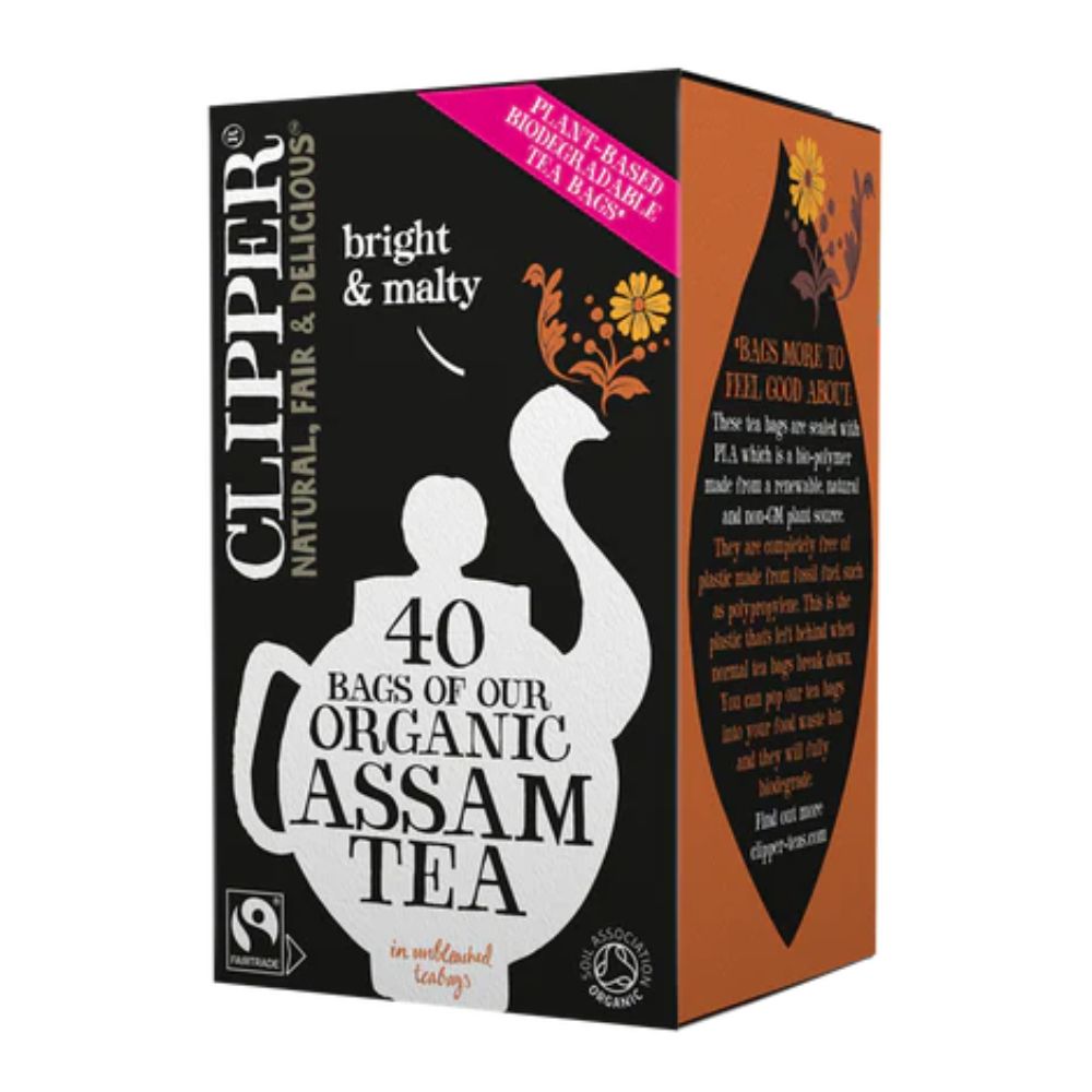 Clipper Fairtrade Organic Assam Tea 40 Bags