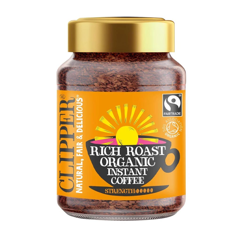 Clipper Fairtrade PNG Rich Roast Single Origin Arabica Coffee 100g
