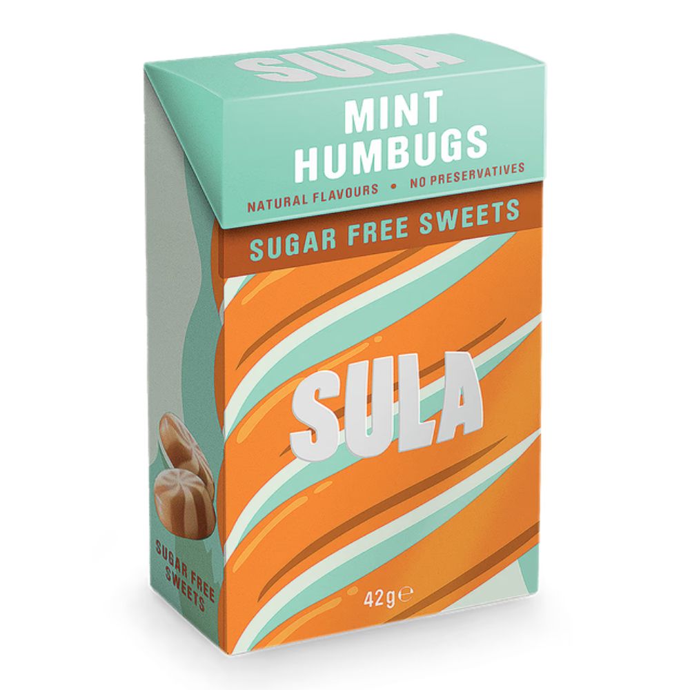 Sula Sugar Free Mint Humbugs 14 x 42g