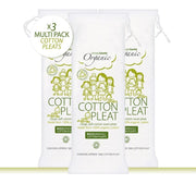 Simply Gentle Organic Cotton Pleats 100g x 3